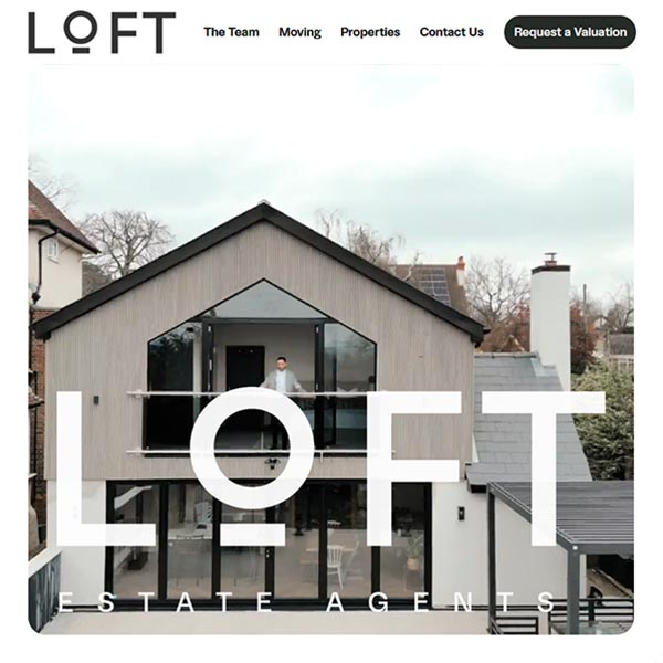 Loft Estate Agents website